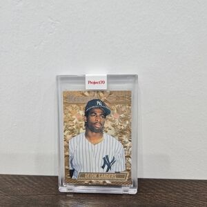 2021-22 Topps Project70 #44 Deion Sanders New York Yankees Don C 1990 Topps